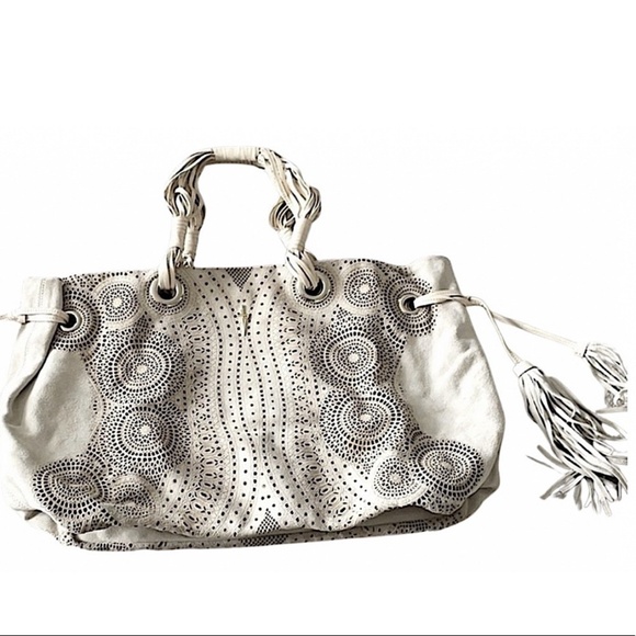 Cesare Paciotti bag so chick and magnificent, 100% soft suede leather. - Picture 1 of 7